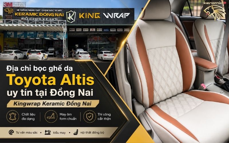 Bọc ghế da Altis