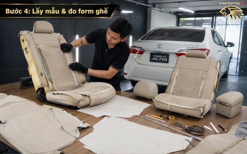 Bọc ghế da Altis