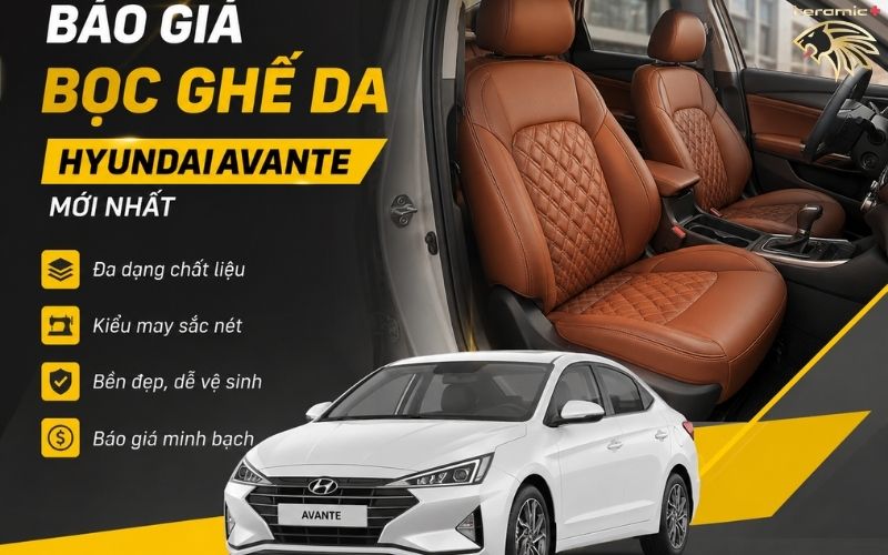 Bọc ghế da Hyundai Avante Bọc ghế da Hyundai Avante