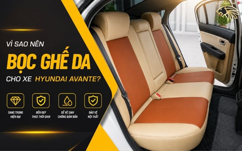 Bọc ghế da Hyundai Avante Bọc ghế da Hyundai Avante