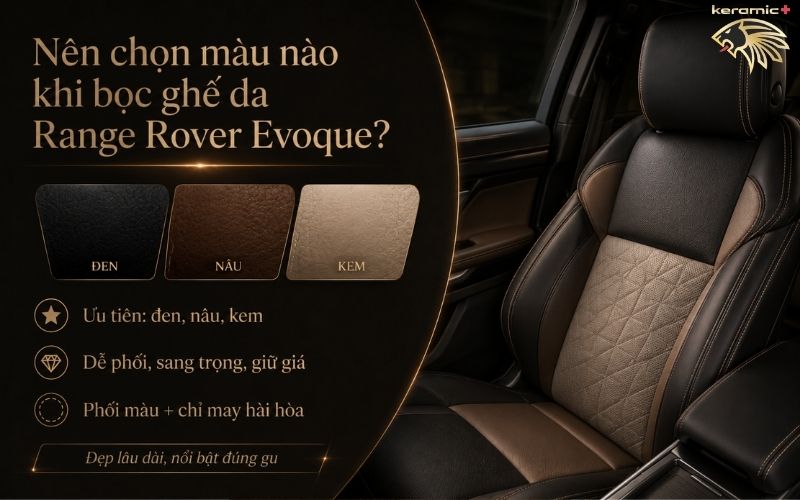Bọc ghế da Range Rover Evoque
