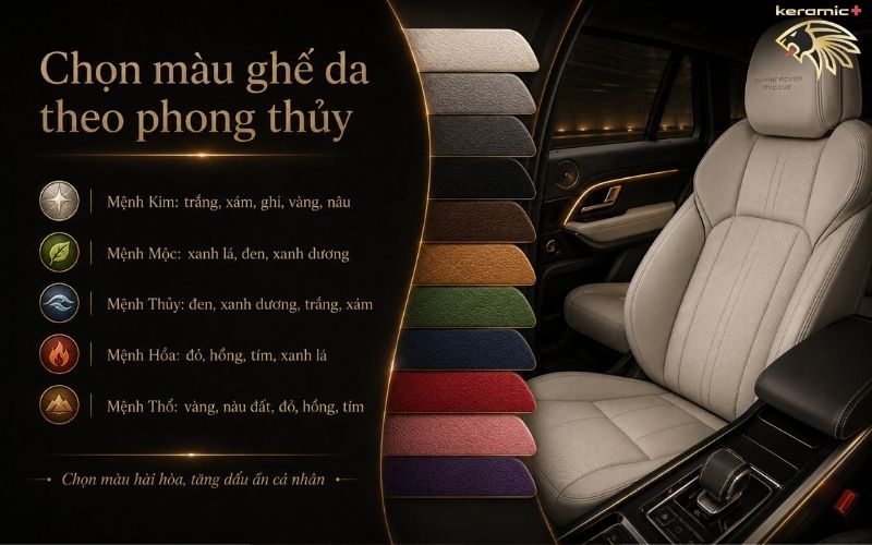 Bọc ghế da Range Rover Evoque
