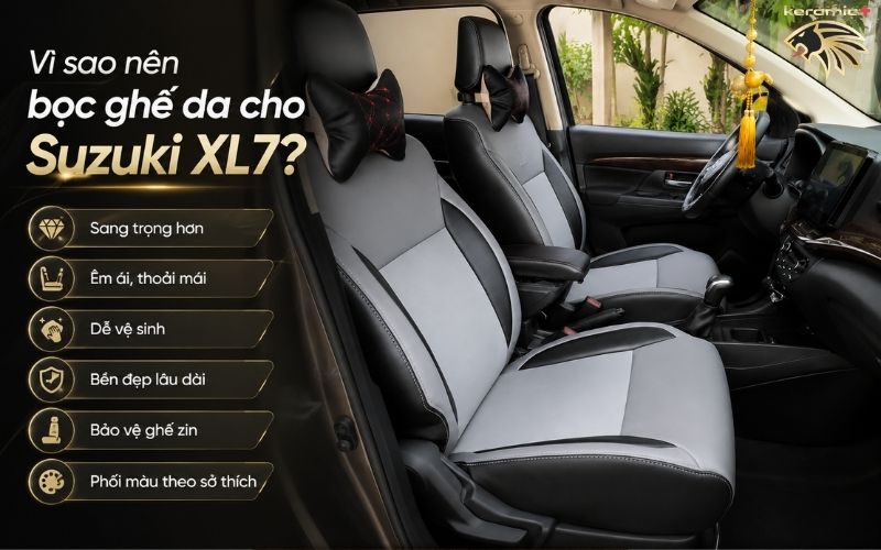 Bọc ghế da Suzuki XL7 Bọc ghế da Suzuki XL7
