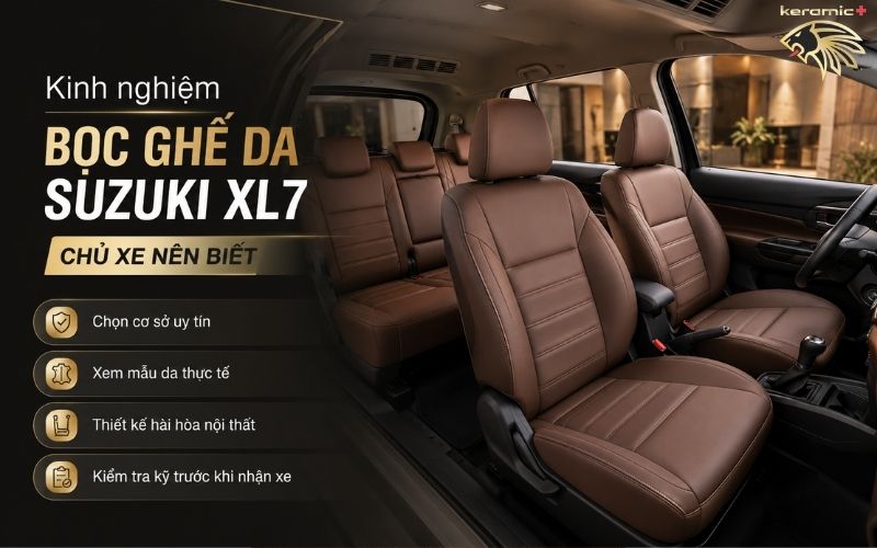 Bọc ghế da Suzuki XL7 Bọc ghế da Suzuki XL7