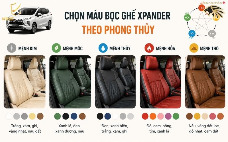 Bọc ghế da Xpander