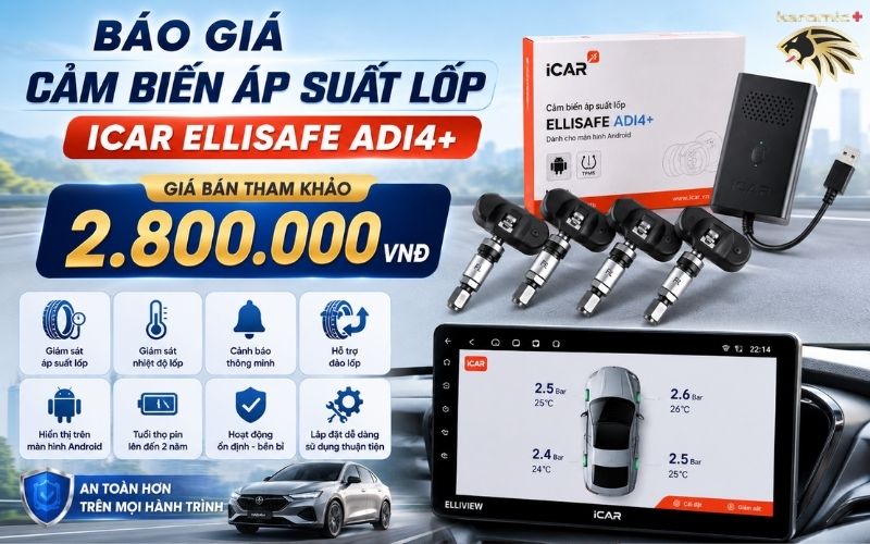 Cảm biến áp suất lốp ICAR Ellisafe ADI4