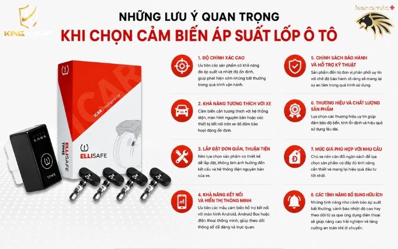 Cảm biến áp suất lốp ICAR Ellisafe C33 Cảm biến áp suất lốp ICAR Ellisafe C33