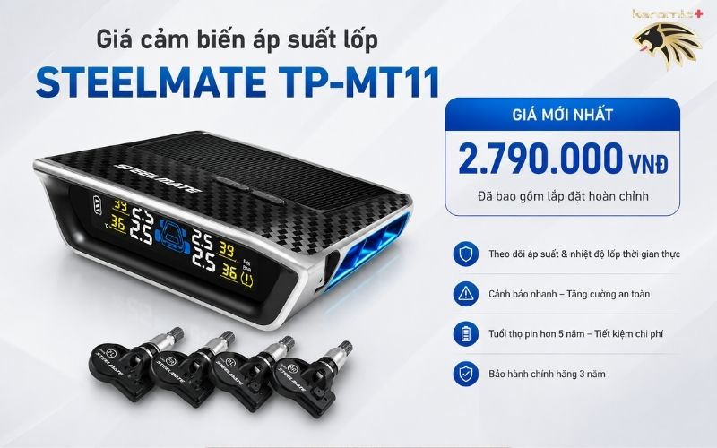Cảm biến áp suất lốp Steelmate TP-MT11