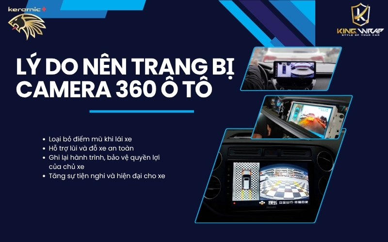 Camera 360 độ cho ô tô loại nào tốt nhất