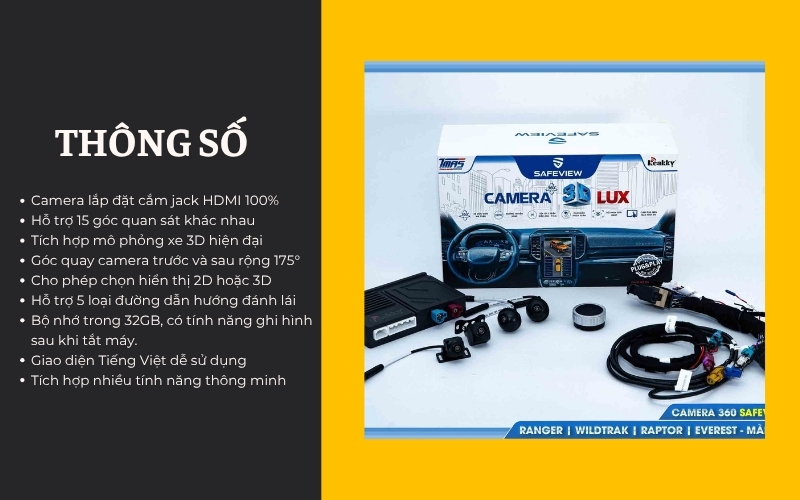 Camera 360 Safeview LUX 300 Camera 360 Safeview LUX 300
