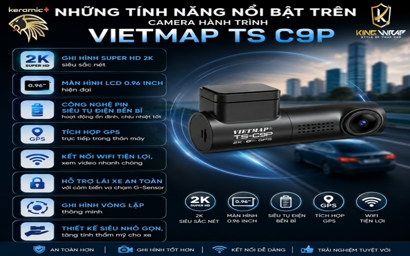 Camera Hành Trình Vietmap TS C9P
