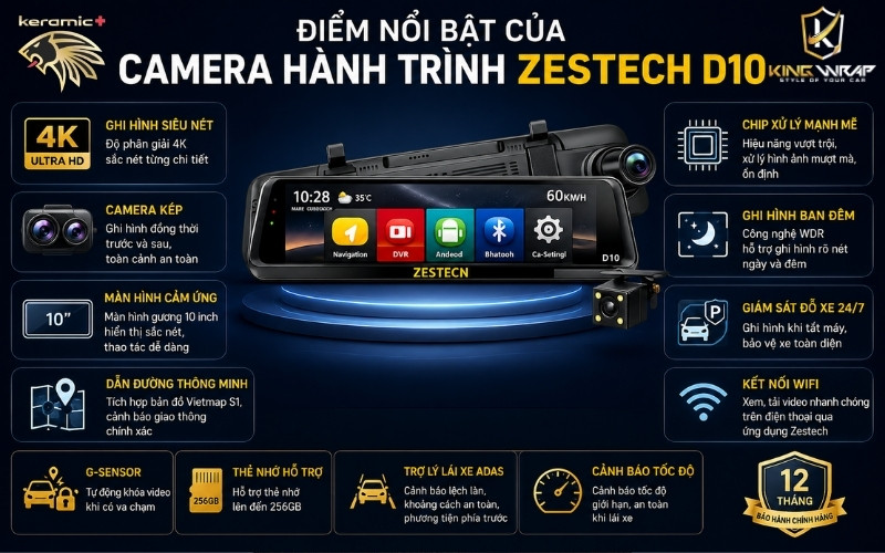 Camera Hành Trình Zestech D10