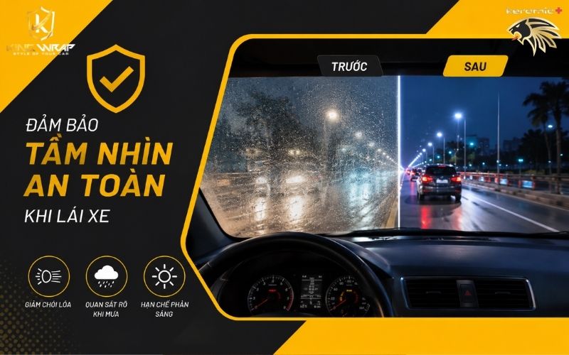 Tẩy ố kính Ô Tô