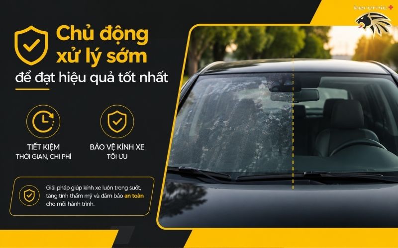 Tẩy ố kính Ô Tô