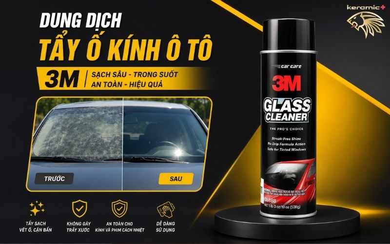 Tẩy ố kính Ô Tô