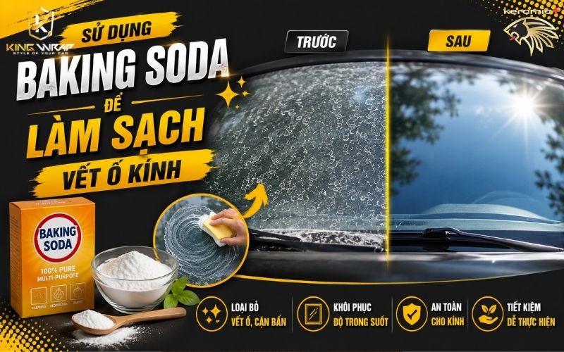 Tẩy ố kính Ô Tô