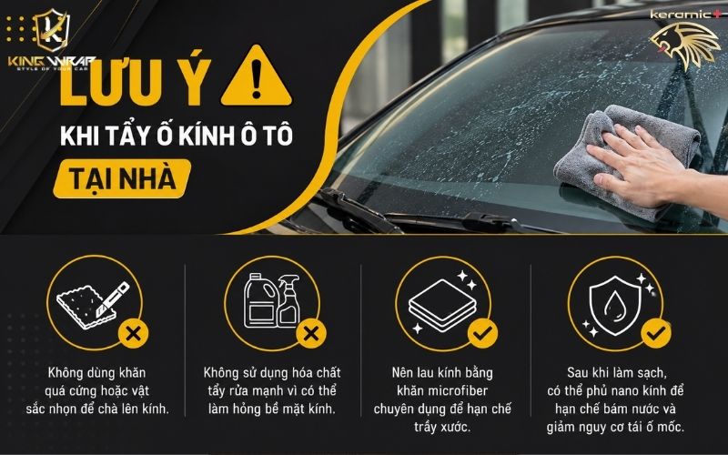 Tẩy ố kính Ô Tô