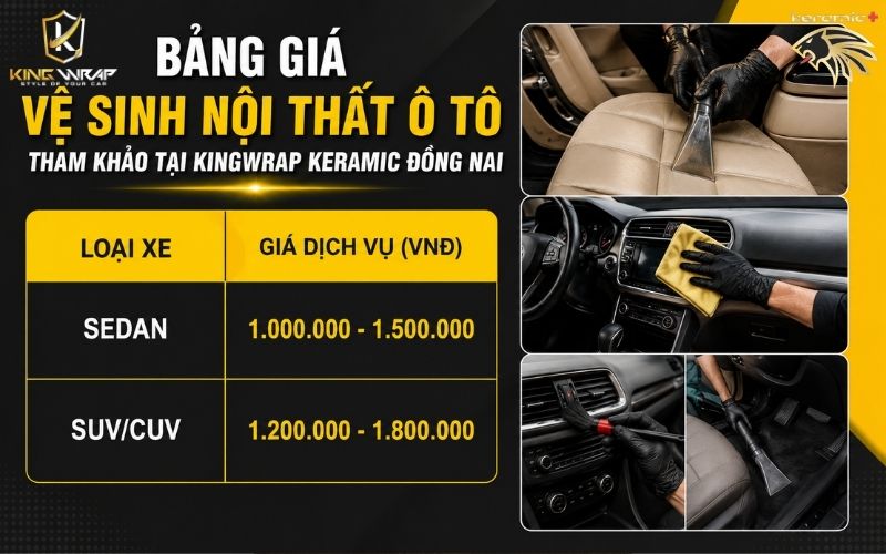 Vệ sinh nội thất Ô Tô