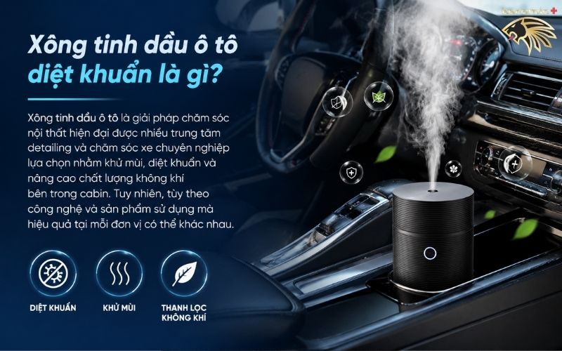 Xông tinh dầu Ô Tô