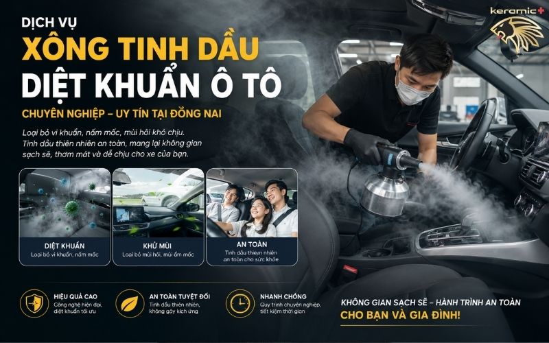 Xông tinh dầu Ô Tô