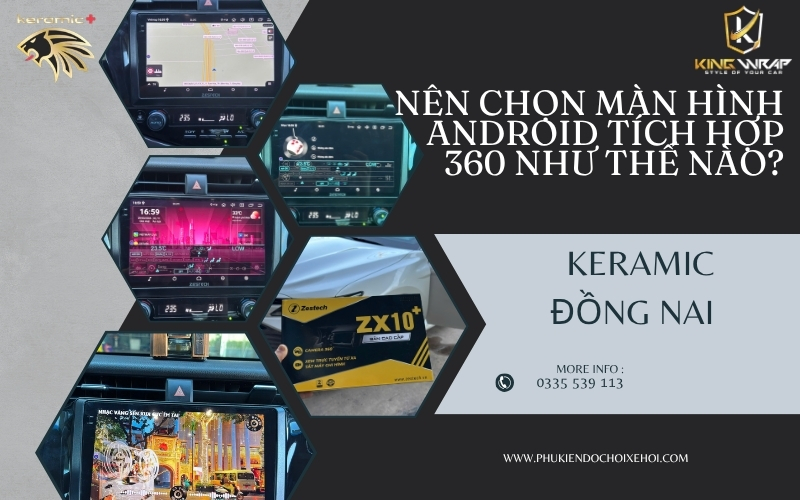 màn hình Android tích hợp Camera 360 độ