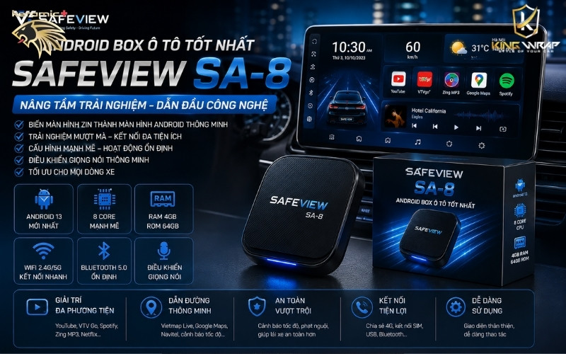 Android Box Ô Tô tốt nhất