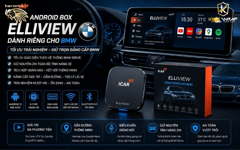 Android Box Ô Tô tốt nhất