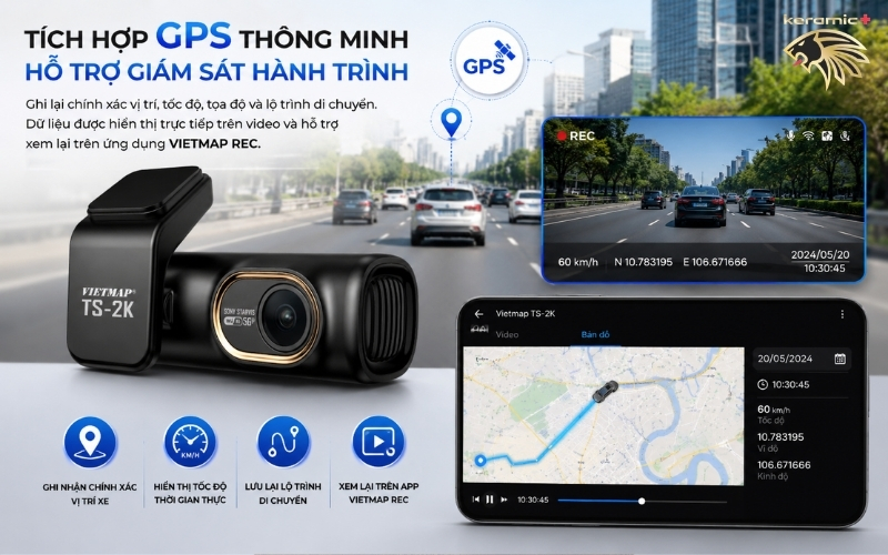 Camera Hành Trình Vietmap TS 2K Lite Camera Hành Trình Vietmap TS 2K Lite