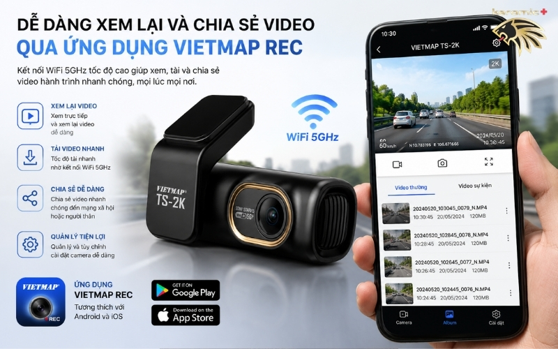 Camera Hành Trình Vietmap TS 2K Lite Camera Hành Trình Vietmap TS 2K Lite
