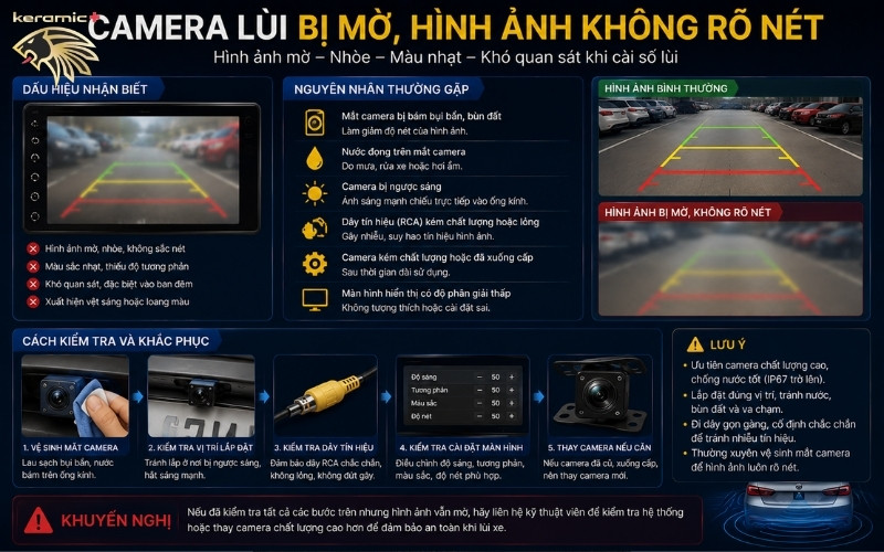 màn hình Camera lùi ô tô