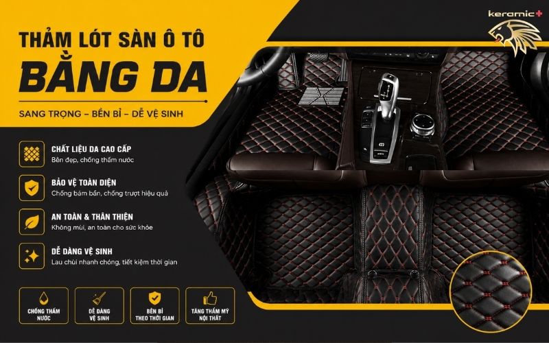 Nên mua thảm lót sàn ô tô loại nào