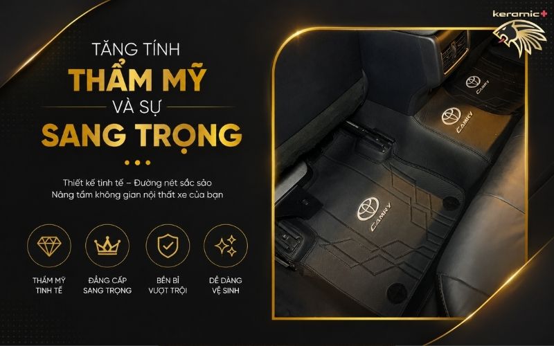 Nên mua thảm lót sàn ô tô loại nào