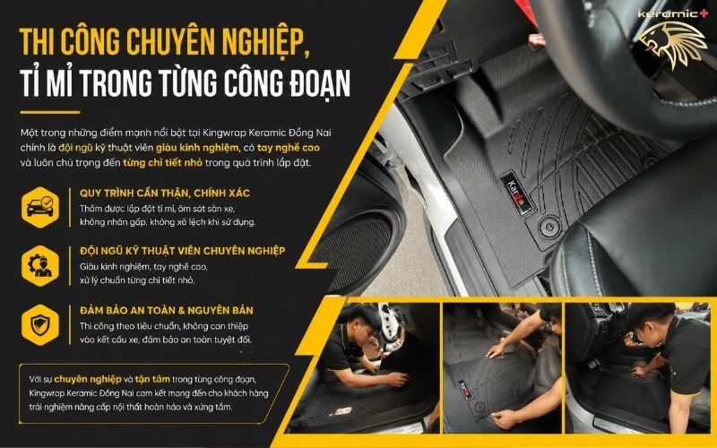 Thảm lót sàn ô tô 360 độ cho xe Toyota Fortuner