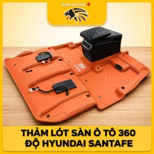 Thảm lót sàn ô tô 360 độ Hyundai Santafe