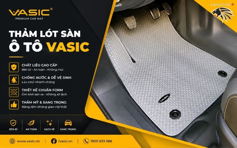 Thảm lót sàn ô tô bằng cao su