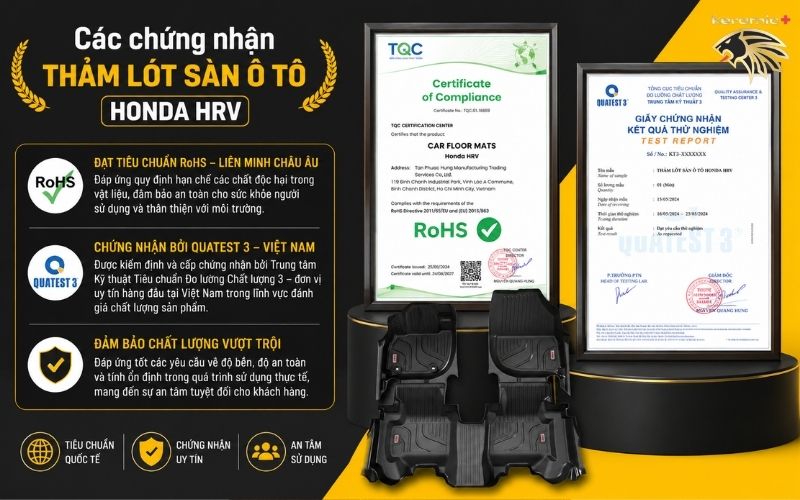 Thảm lót sàn ô tô Honda HRV
