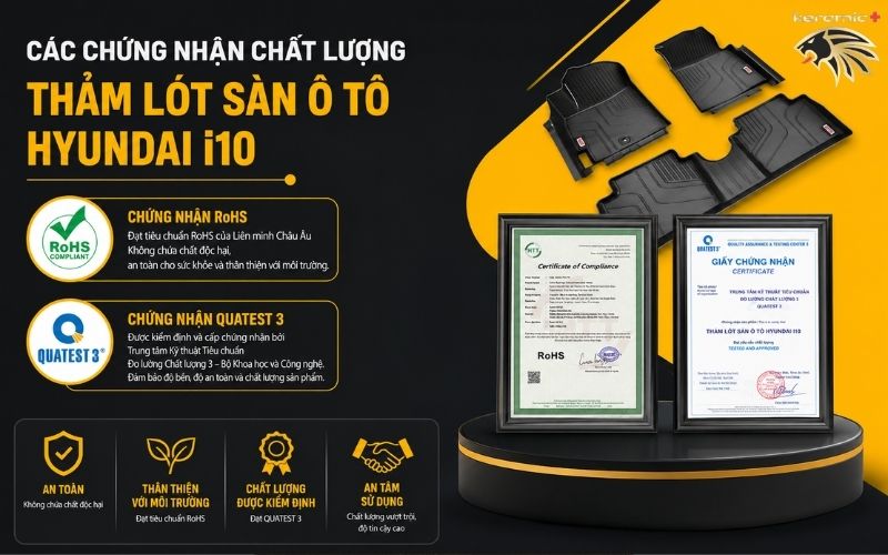 Thảm lót sàn ô tô Hyundai i10 Thảm lót sàn ô tô Hyundai i10