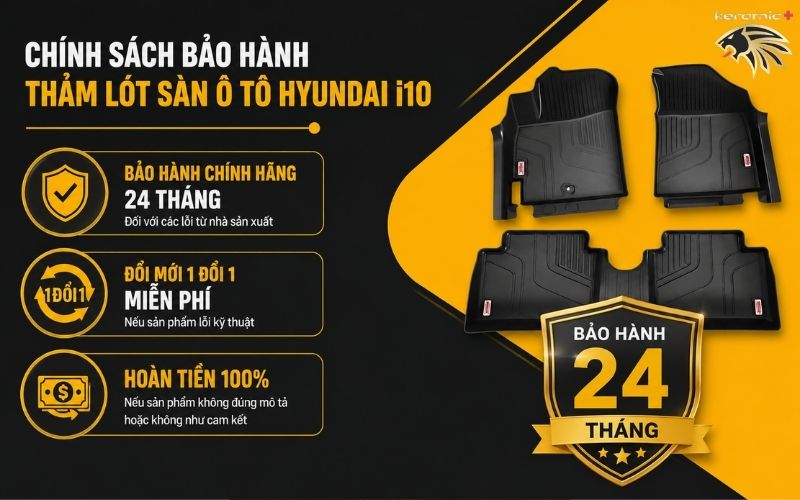 Thảm lót sàn ô tô Hyundai i10 Thảm lót sàn ô tô Hyundai i10