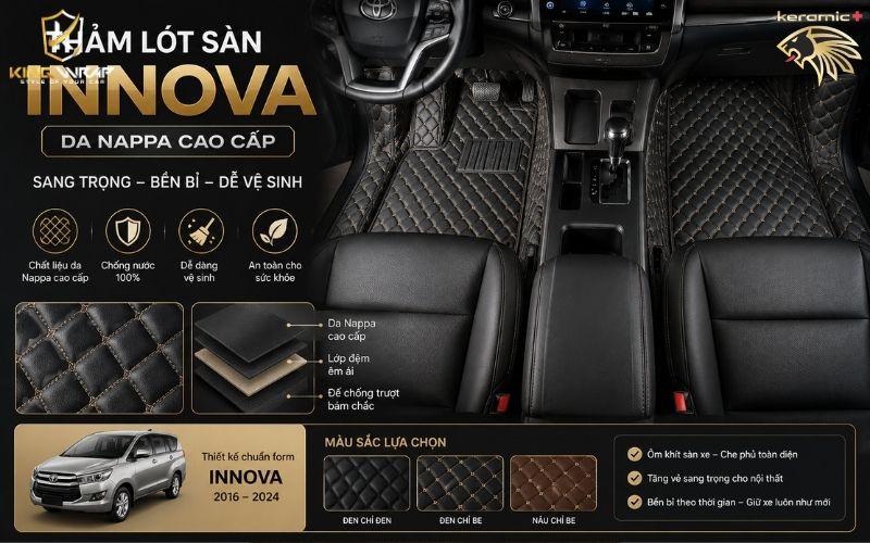 thảm lót sàn ô tô Innova