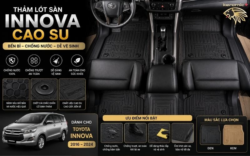 thảm lót sàn ô tô Innova