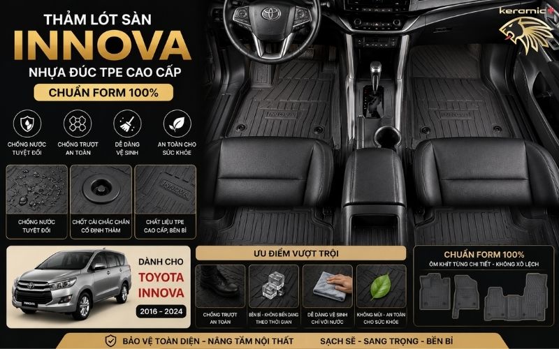 thảm lót sàn ô tô Innova