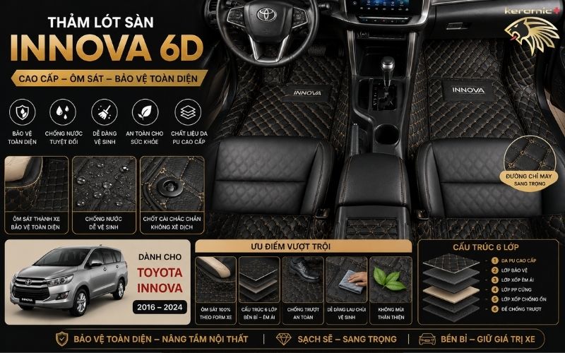 thảm lót sàn ô tô Innova