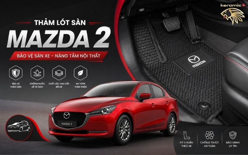 thảm lót sàn ô tô Mazda 2