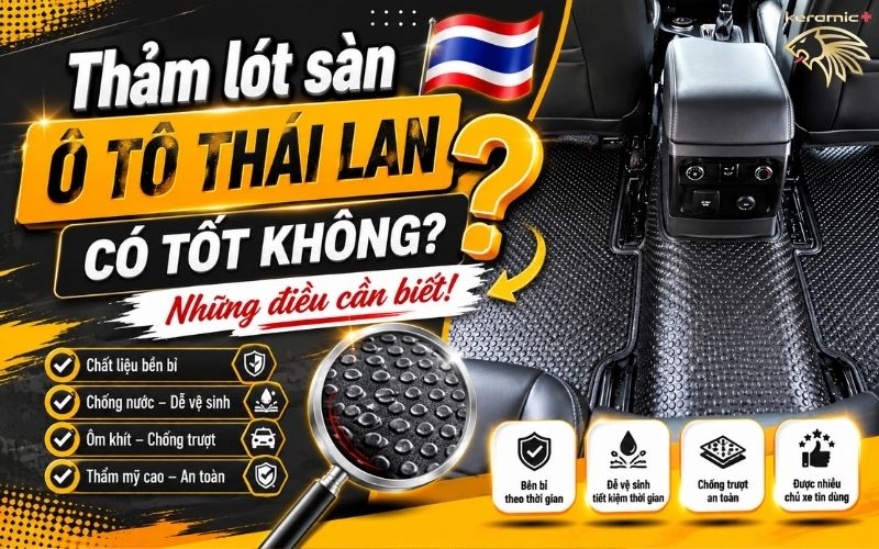 Thảm lót sàn ô tô Thái Lan