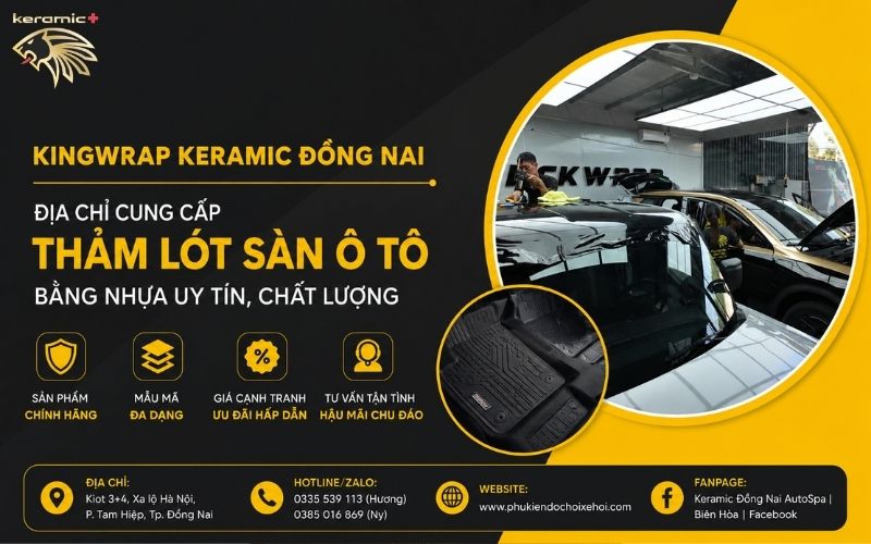 thảm nhựa lót sàn ô tô