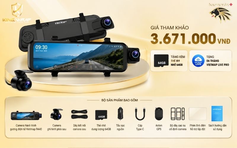 Camera Hành Trình Vietmap R440 Ghi Hình 4K Camera Hành Trình Vietmap R440 Ghi Hình 4K