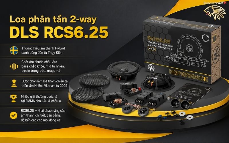 Loa phân tần 2-way DLS RCS6.25 Loa phân tần 2-way DLS RCS6.25
