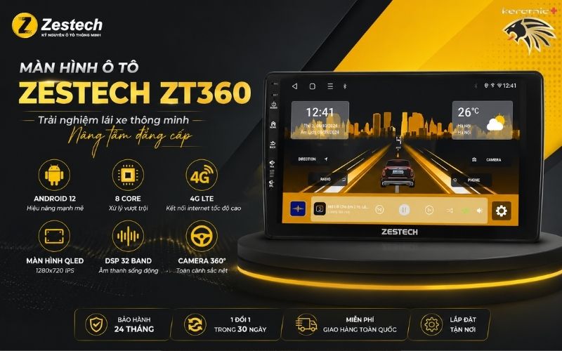 màn hình ô tô Zestech