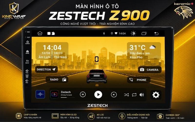 màn hình ô tô Zestech