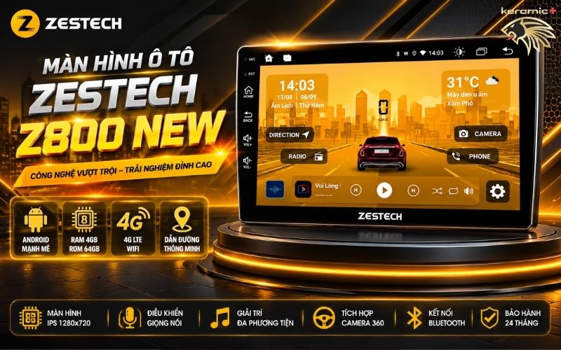 màn hình ô tô Zestech